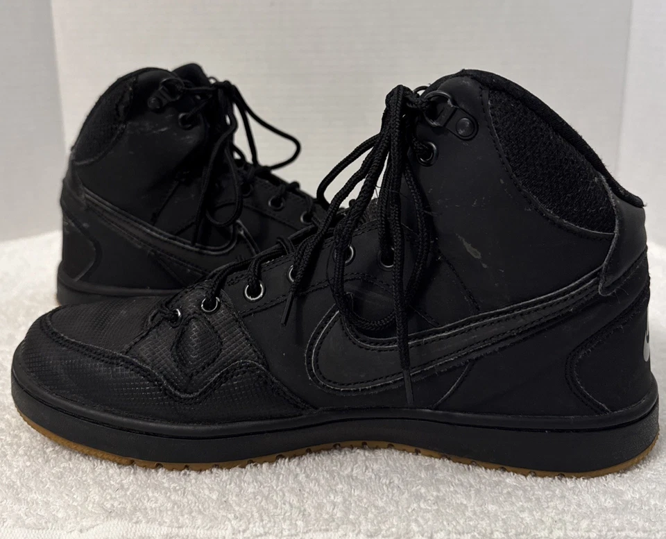 Zapatillas Nike Son Of Force de cuero negras para hombre talla 8,5 807242-009 Foto 4 de 4