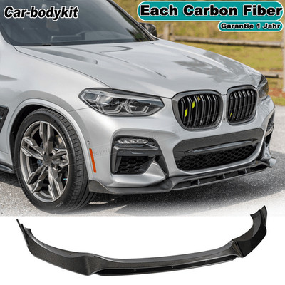 Carbon Fiber Front Lip Front Spoiler Front Lip Spoiler Fits BMW X3 M40i M Package
