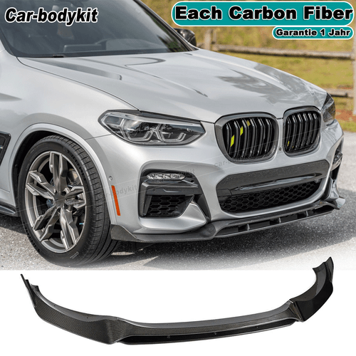 Spoiler anteriore in carbonio attacco anteriore spoiler adatto per BMW X3 M40i pacchetto M - Foto 1 di 11