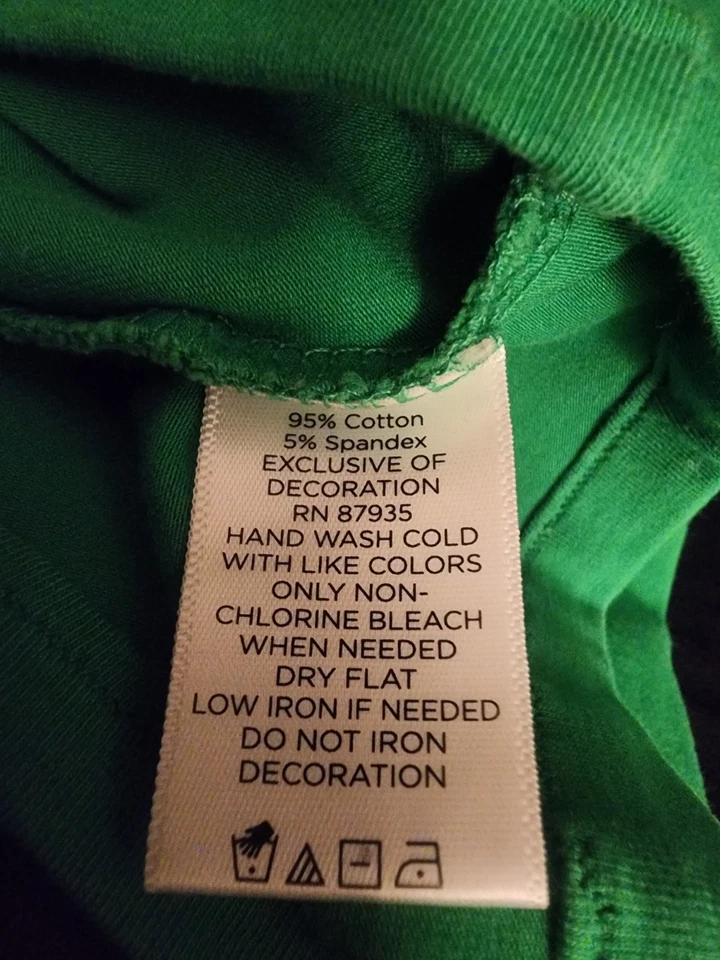 Blusa Susan Graver Verde Top Mujer Adornada Cuello VNetchestone Talla XL Foto 4 de 4