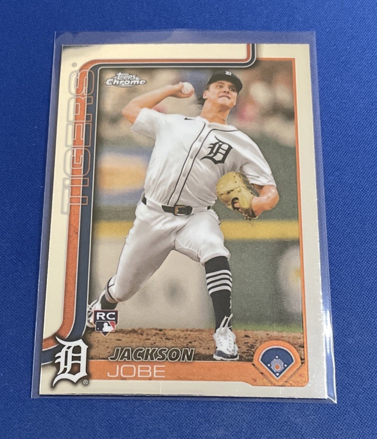 2025 Topps Chrome #249 Jackson Jobe RC Detroit Tigers