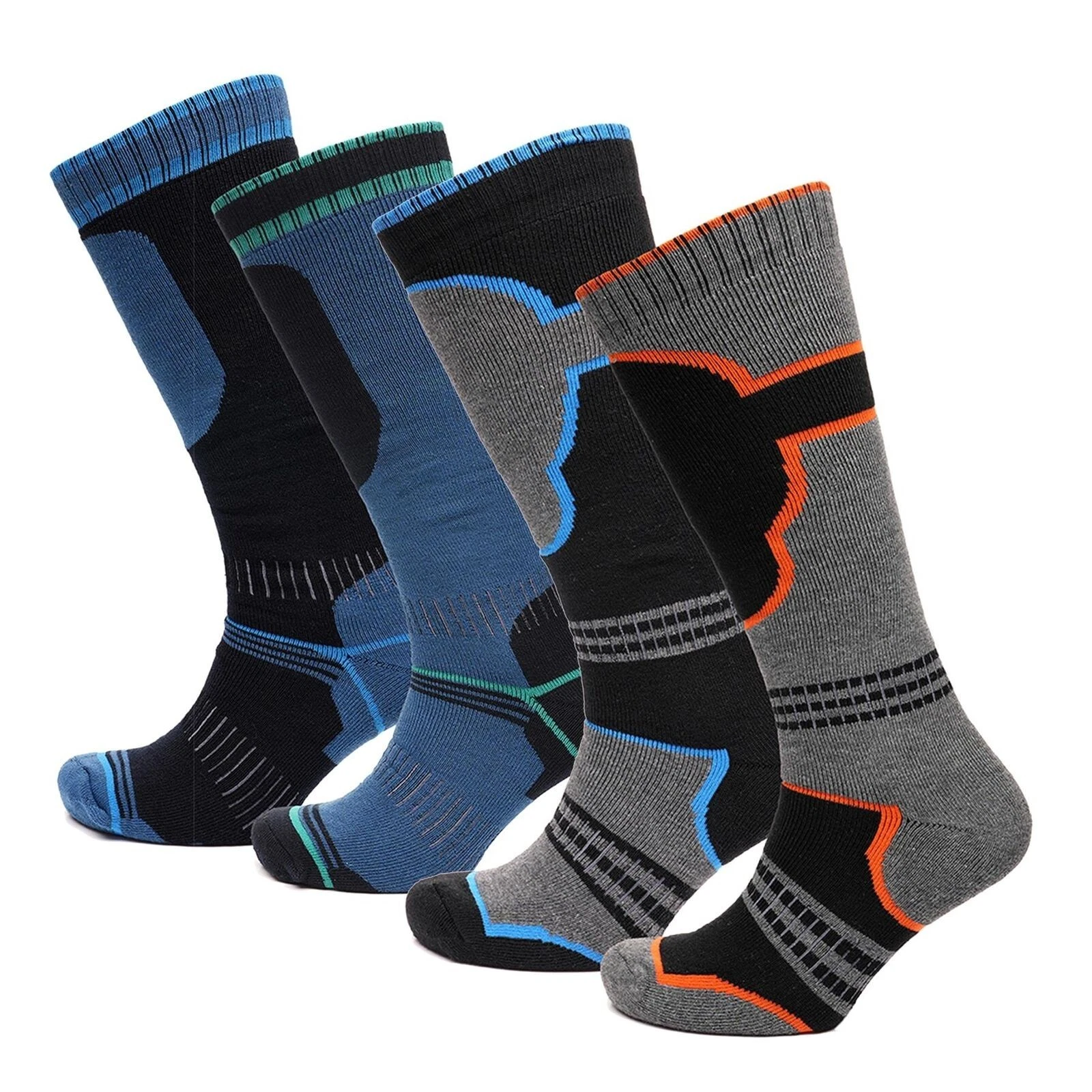 mens Thermal Ski Knee High Pack of 2 Warm Thick Cosy Comfortable mens Socks