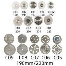 Sierra dental rueda de disco de diamante porcelana dientes corte discos de pulido 19/22 mm