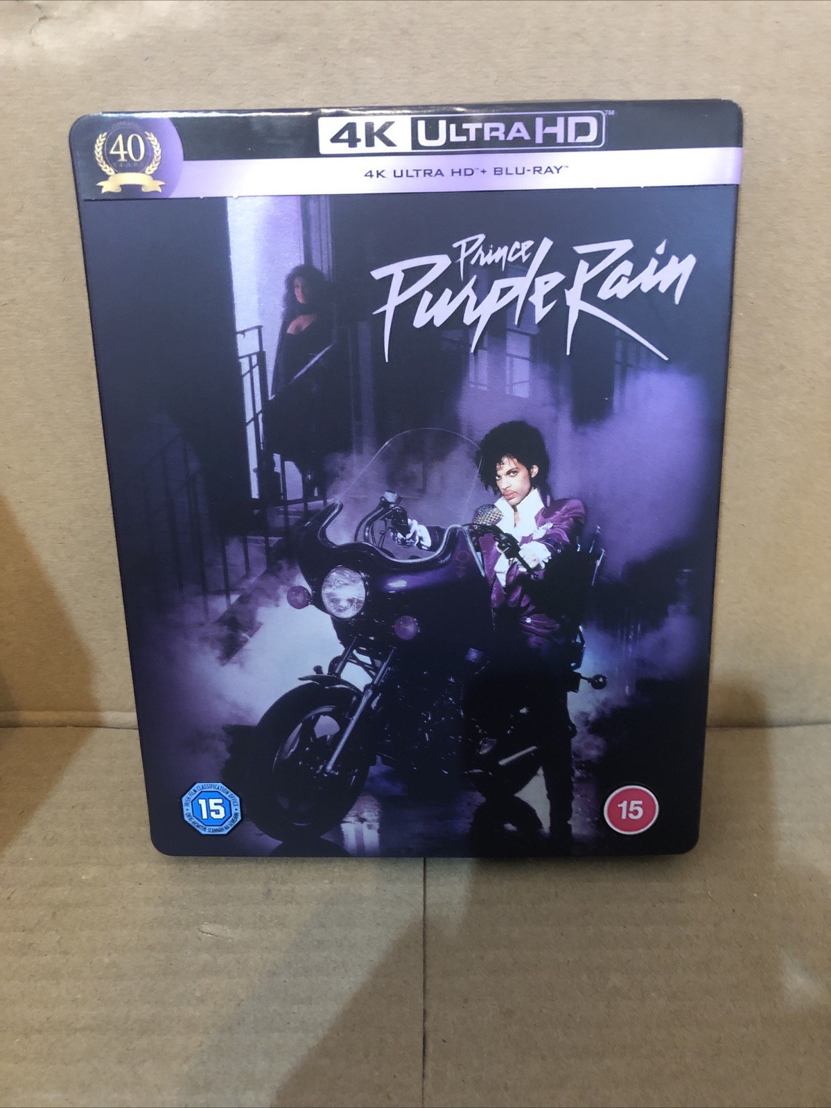 Purple Rain 40th Anniversary Steelbook - Motorbike [4K Ultra HD] [1984] Blu-ray