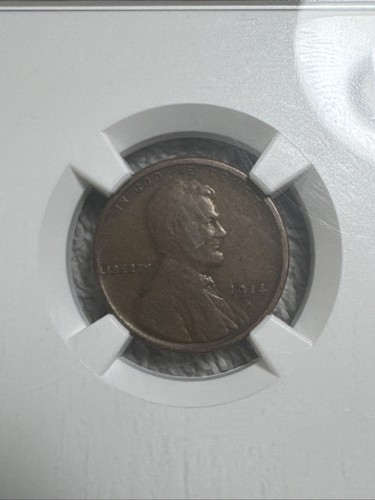 1914 S 1 Cent NGC F12 BN - Picture 3 of 4