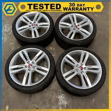 17-19 JAGUAR XE WHEEL SET 19" INCH RIM WITH TIRE OEM GX73-1007-NB