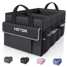 Trunk Organizer - Car Organizer with 5 Pockets, Trunk organizer Medium Black