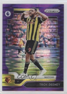 2019-20 Panini Prizm Premier League Breakaway Violet 58/75 Troy Deeney #115 rf2