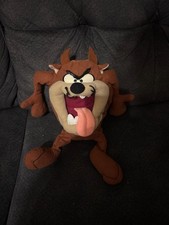 Vintage 1997 Looney Tunes Tasmanian Devil Taz Plush Equity Toys