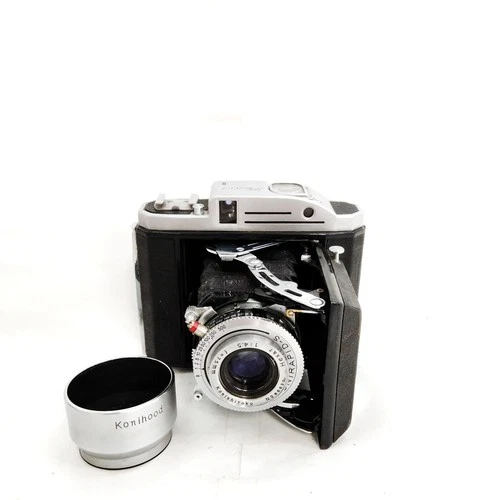 KONICA  Pearl II Rangefinder Manual 120 mm Hexar 1 4.5 f=75mm 2904579