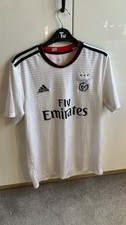 Adidas Benfica Shirt 2018/19 White Fly Emirates Sagres Men&rsquo;s Large VGC