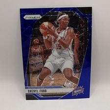 2024 WNBA Panini Prizm Blue Lazer Velocity Prizm SP Card # 59 CHERYL FORD