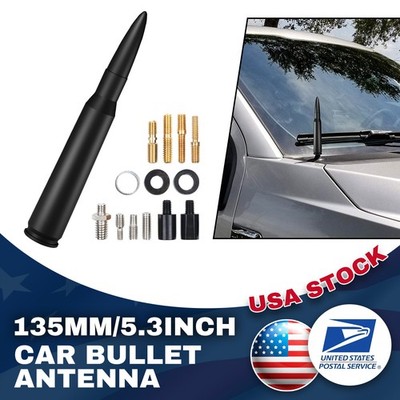 Premium Black 5.3inch Car Bullet Antenna Radio FM Antena For Mitsubishi/ Scion