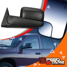 Left Side Powered Adjustment Towing/Camper Mirror W/Heated For 02-09 Dodge Ram