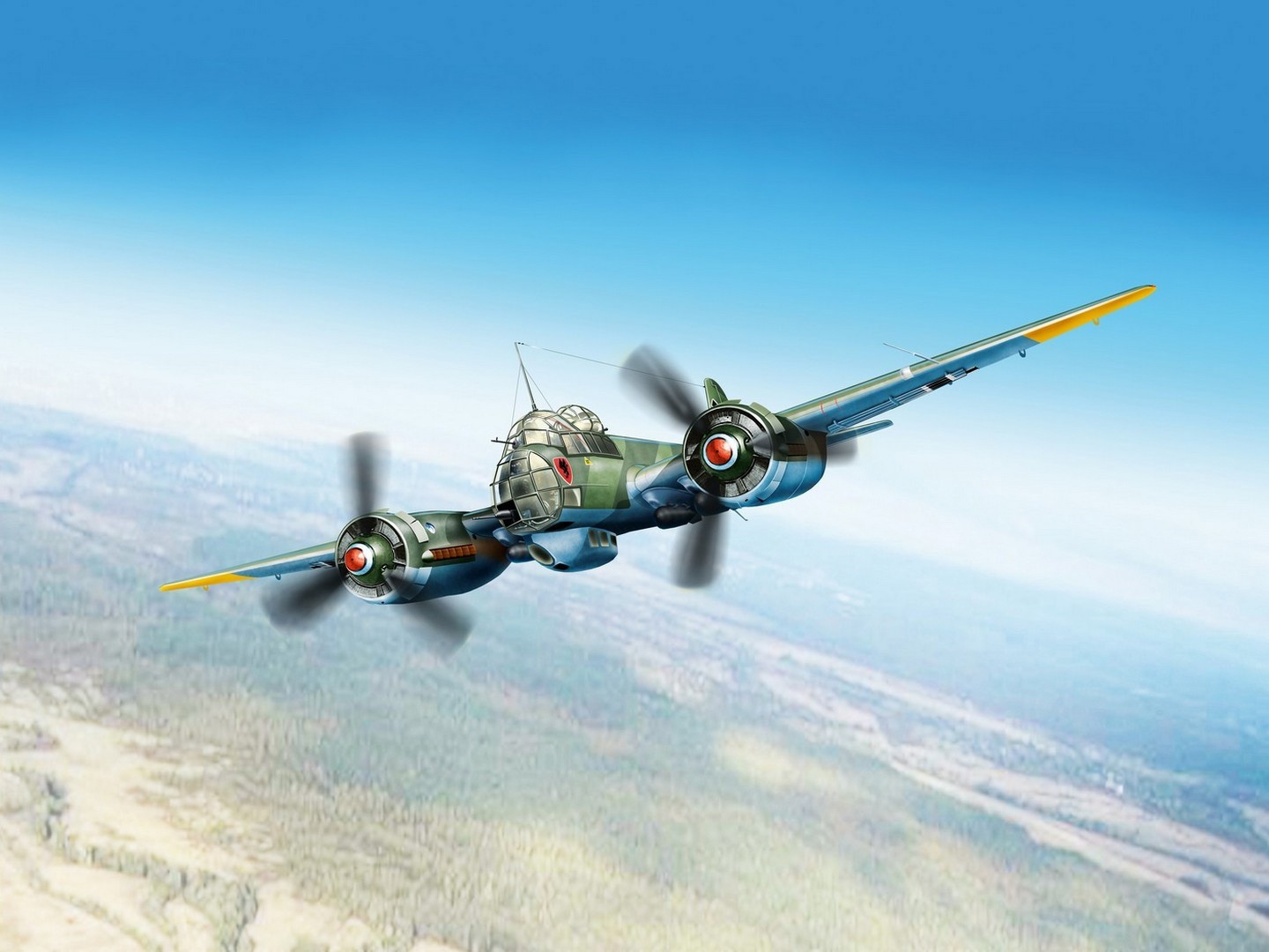 ICM 1:48 Ju 88A-5 WWII German Bomber Plastic Model Kit