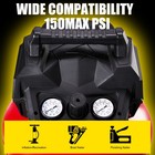 6-Gallon Portable Electric 150 PSI Pancake Air Compressor Tool Red
