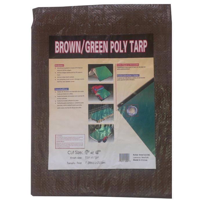 Kotap 8x10 ft Heavy Duty Reversible Polyethylene Tarp - Waterproof