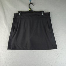 Member's Mark Skort Womens Medium Black Stretch Built In Shorts Pockets Golf