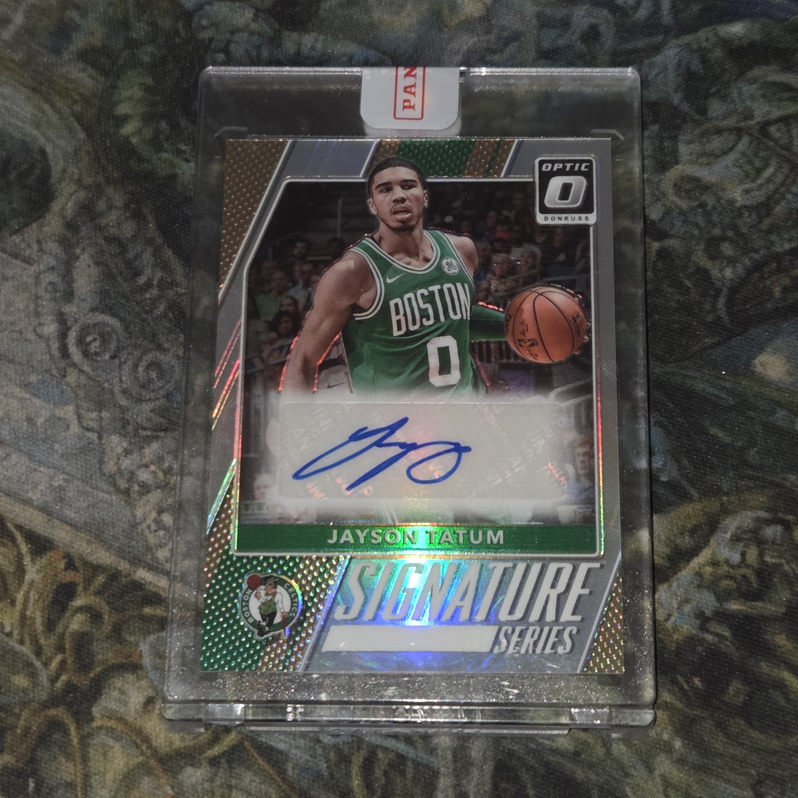 2017-18 Optic Basketball Jayson Tatum RC Signature Series Auto Optic Holo