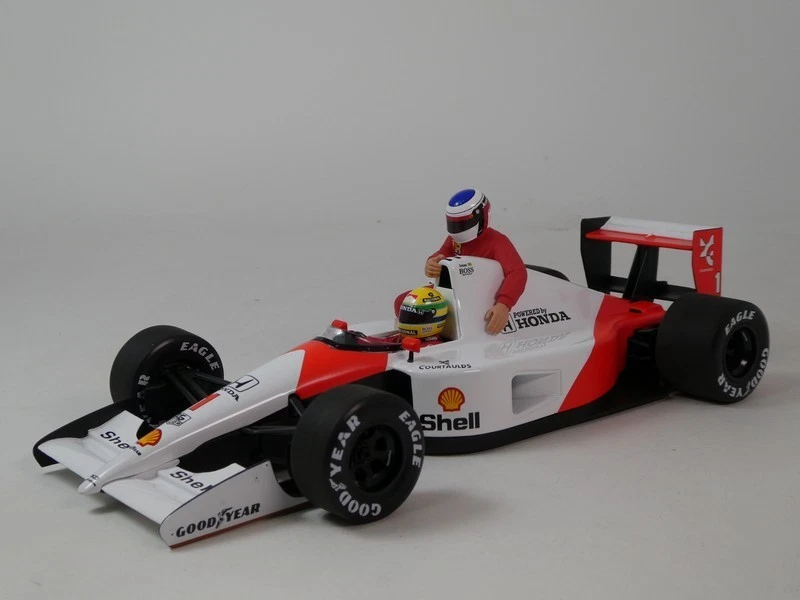 Minichamps Mclaren MP4/6 #1 Senna taxi Alesi Mexico GP 1991 WC 1/18 540911828 - Immagine 2 di 3