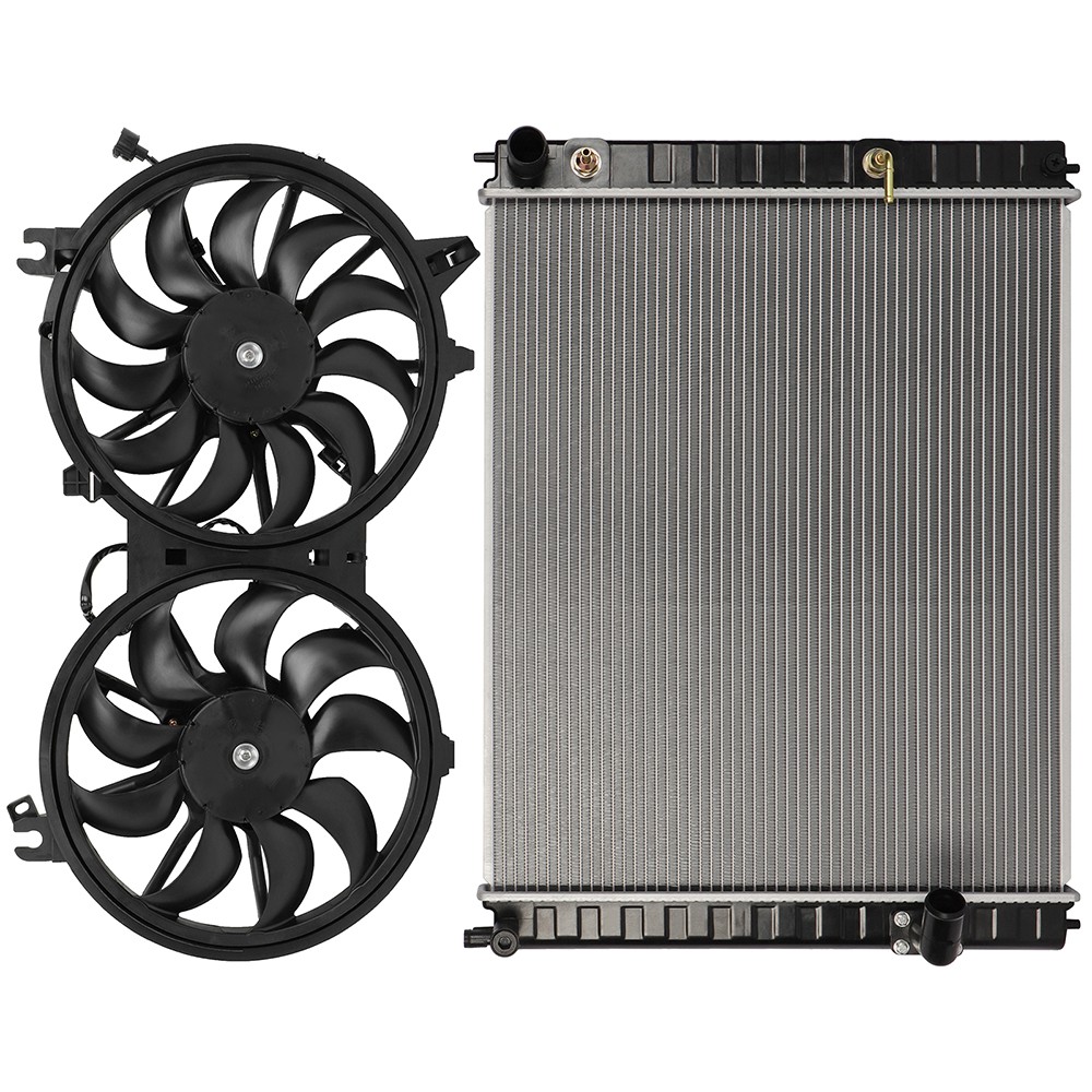 PICKOOR Electric Engine Radiator Cooling Fan Kit For Infiniti EX35 2008 2009