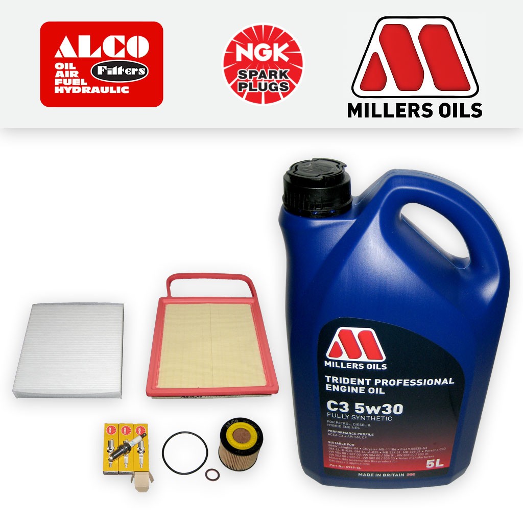 SERVICE KIT for SKODA FABIA 6Y 1.2 AWY OIL AIR CABIN FILTER PLUGS +OIL 2001-2004