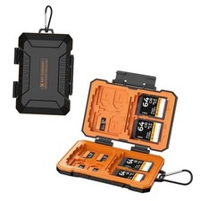 29 Slot Memory Card Case, Carrying Case For 4 SD 4 CF 12 Micro SD TF 5 SIM