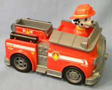 Toy Fire Truck with Dalmatian Dog Firefighter For ages 1-5 years Large 8 in long