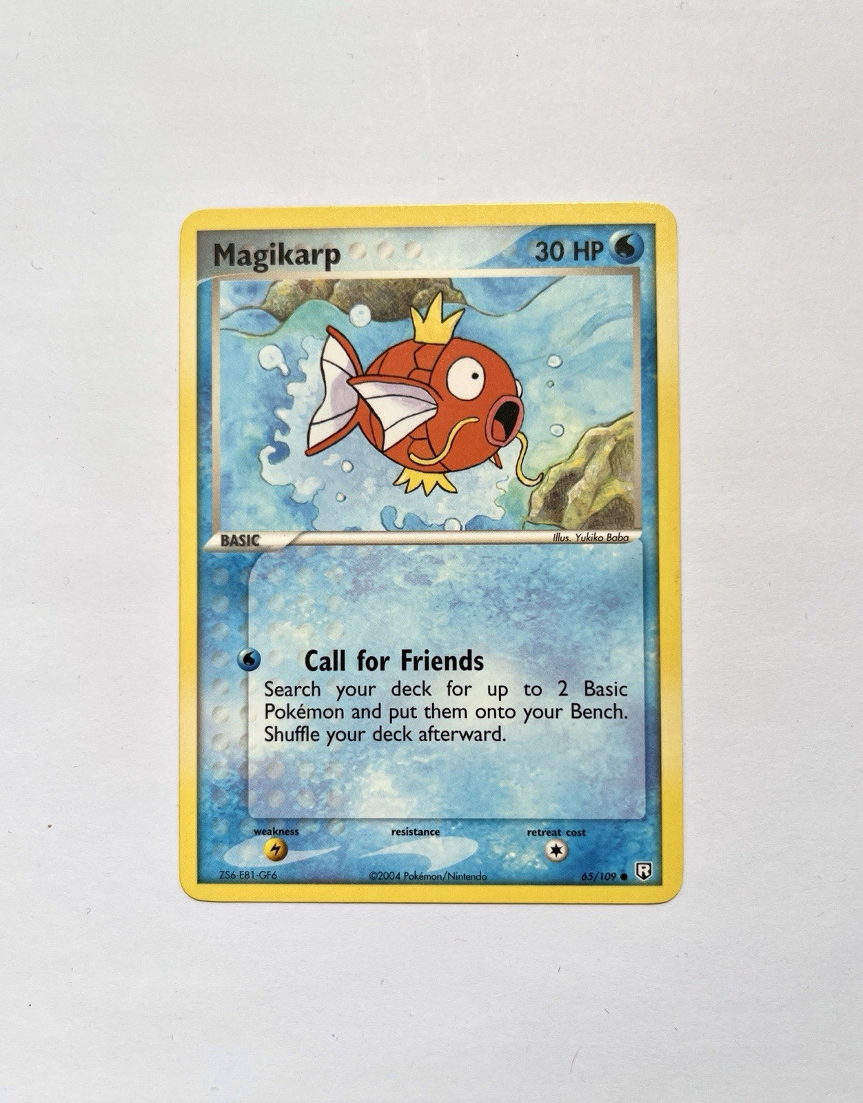 Magikarp 65/109 EX Team Rocket Returns Near Mint Condition