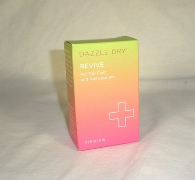 Dazzle Dry Revive Nail Polish Thinner 0.5 oz 15mL, NEW