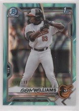 2021 Bowman Draft Chrome Aqua Lava Refractor /199 Donta' Williams #BDC-90 0z8v