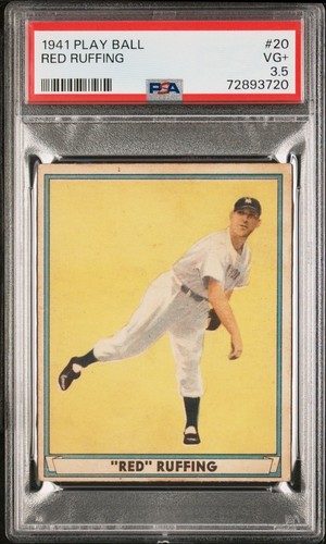 Red Ruffing #20 1941 Play Ball card
