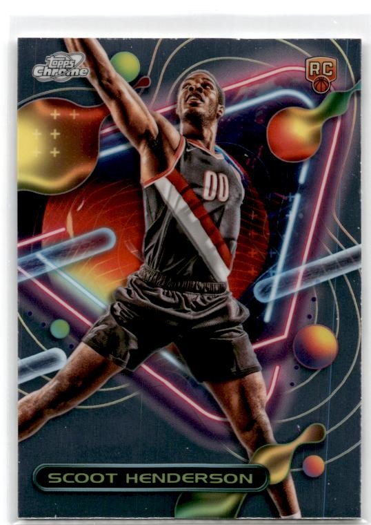 2023-24 Topps Chrome Cosmic #153 Scoot Henderson Trail Blazers