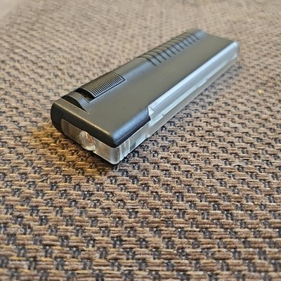 Carson5'' Flashlight With Foldout Magnifying Glass. Everything Works Perfectly 