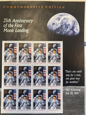 25th Anniversary Of The First Moon Landing,Neil Armstrong,July 20,1969