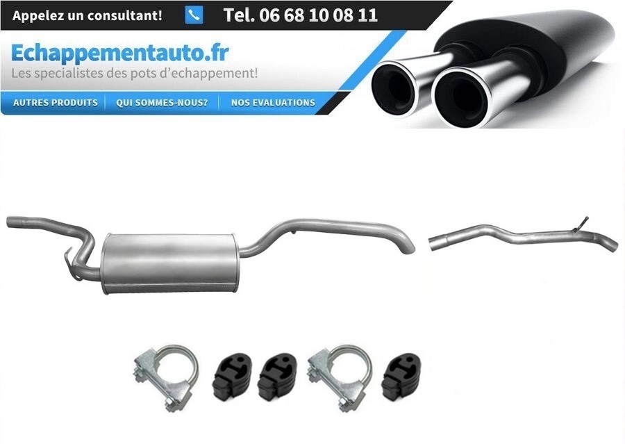 Ligne d'échappement Ford Focus MK3 1.0 EcoBoost libérant la sonorité du moteur 3 cylindres