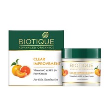 Biotique Advanced Organics Clear Improvement Vitamin C  SPF 30 Face Cream