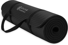 Gaiam Yoga Mat, Pilates  Exercise Mat, Thick 2/5" 10mm Workout Mat