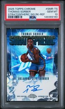 2025 TOPPS CHROME STRATOSPHERIC SIGNATURES ROOKIES #SMR-TS THOMAS SORBER PSA 10