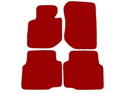 Basic Fußmatten, Automatten für BMW 3 E36 1990-1998 Rot x14 Rand