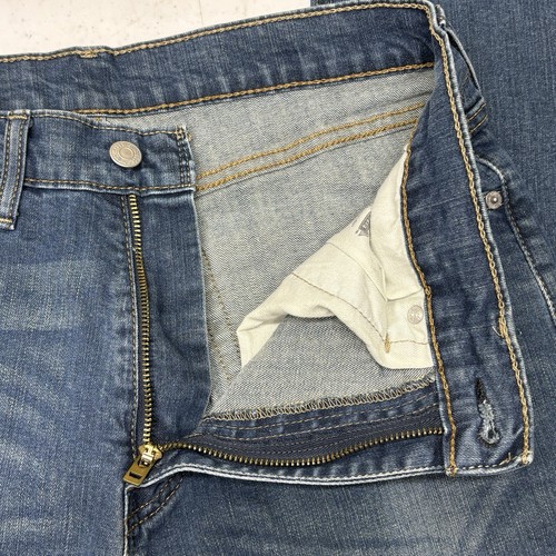 Jeans LEVI'S Tg 33x30 505 Vestibilità Classica Gamba Dritta Elasticizzato Denim Med. Lavaggio • Ottime condizioni!! - Foto 6 di 7