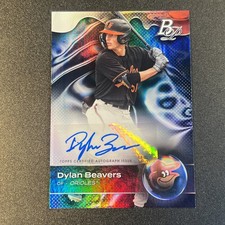 2023 Bowman Platinum Top Prospects AUTO FOIL  Dylan Beavers #TOP-82 Auto