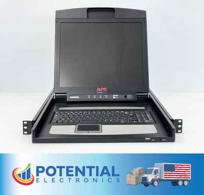 APC AP5717 17-inch Rack LCD console 1U Rack-mountable NICE DEAL FREE SHIPPING  