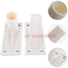 2pcs Flagge Pole Halter Halterung Kunststoff Fahnenmast selbstkleber