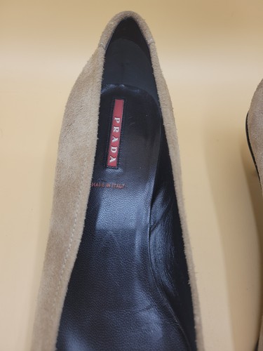 Chaussures escarpins femme Prada chaton boucle talon pointure 8,5 38,5 rare neuf - Photo 3/15