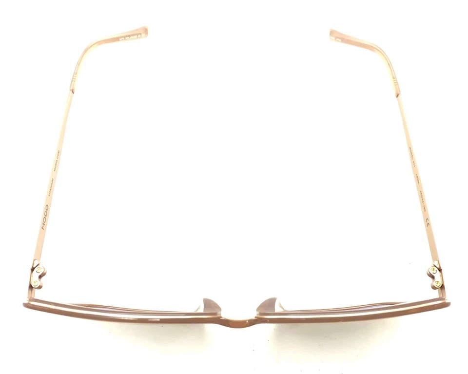 Gafas cuadradas transparentes rosa titanio Modo 471 lentes negras 48-24 140 para mujer Foto 4 de 4