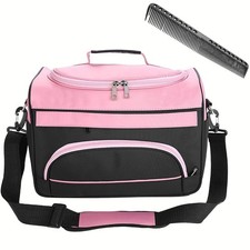 Large Capacity Hairdresser Bag Barber Carrying Case with Handle and Shoulder ...