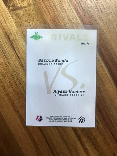 Barbra Banda vs Alyssa Naeher 2025 Parkside NWSL Volumen 1 #4 Orlando Chicago SP - Imagen 2 de 2