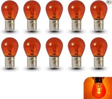 10 Pcs 1156 Amber Turn Signal Bulbs P21w 1141 12v 21w Ba15s High Color Amber 10 Pcs 1156 Amber Turn Signal Bulbs P21w 1141 12v 21w Ba15s High Color Amber