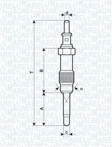 Fits MAGNETI MARELLI 062900046304 Glow Plug - Image 8